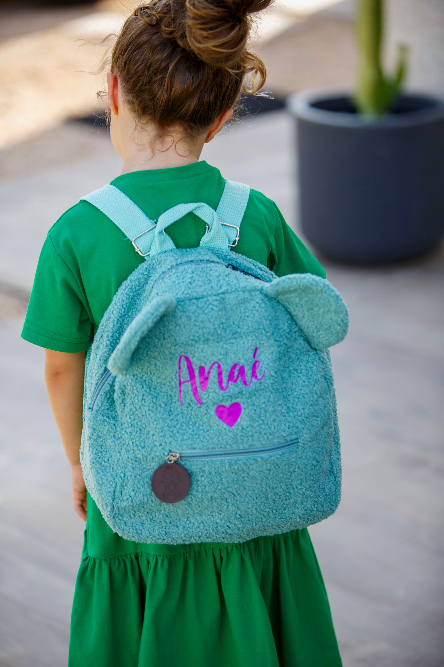 Sac a dos enfant en moumoute personnalisé