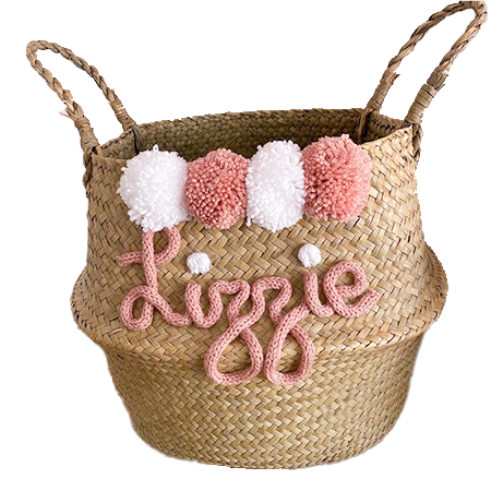 Panier déco en osier : personnalisable