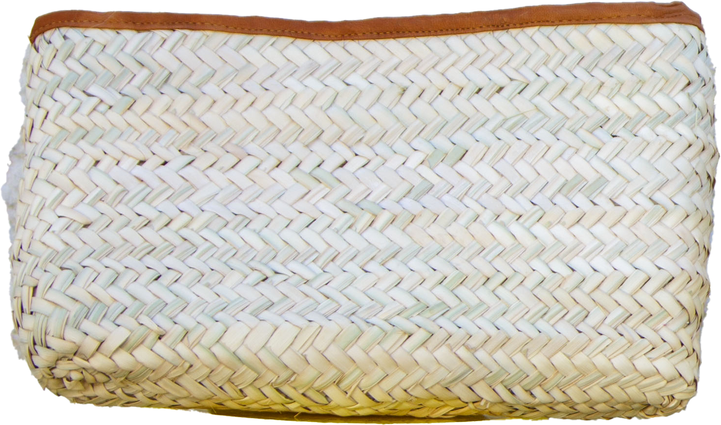 Pochette paille personnalisé ( 1 mot )