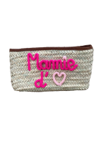 Pochette Mamie d'Amour  20x30 (couleur rose fushia)