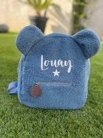 Sac a dos enfant en moumoute personnalisé