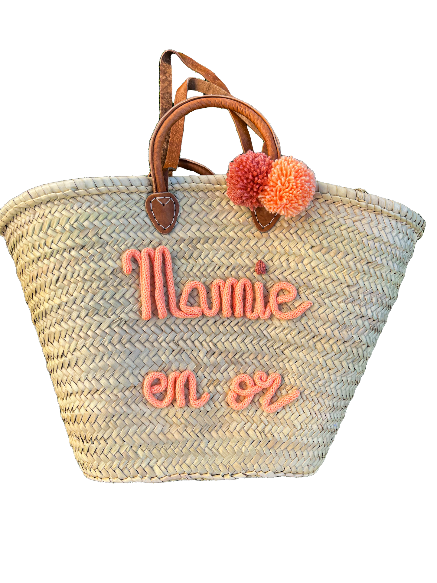 Panier Mamie en Or ( couleur pêche )