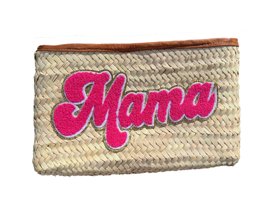 Pochette Mama 20x30 (motif rose)