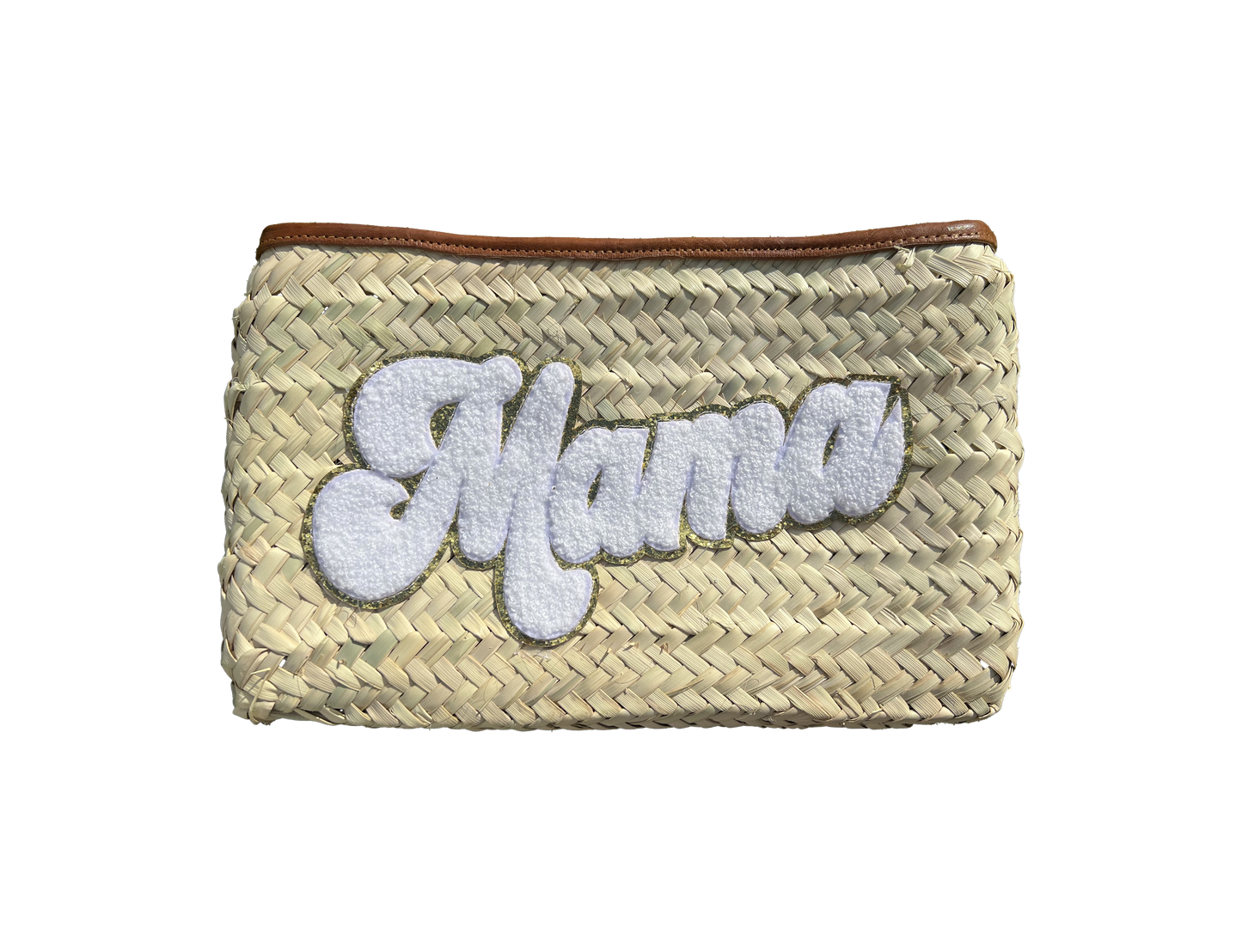 Pochette Mama 20x30 (motif blanc)
