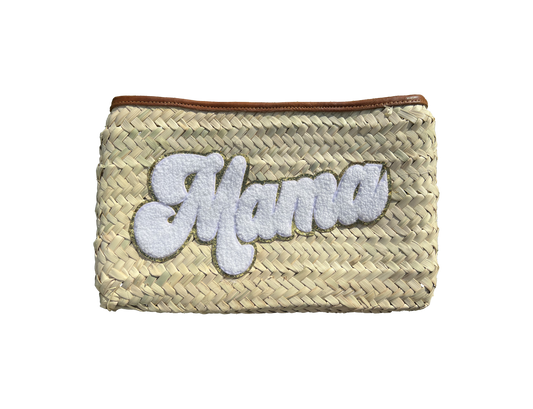 Pochette Mama 20x30 (motif blanc)