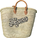 Panier Mama (motif leopard)