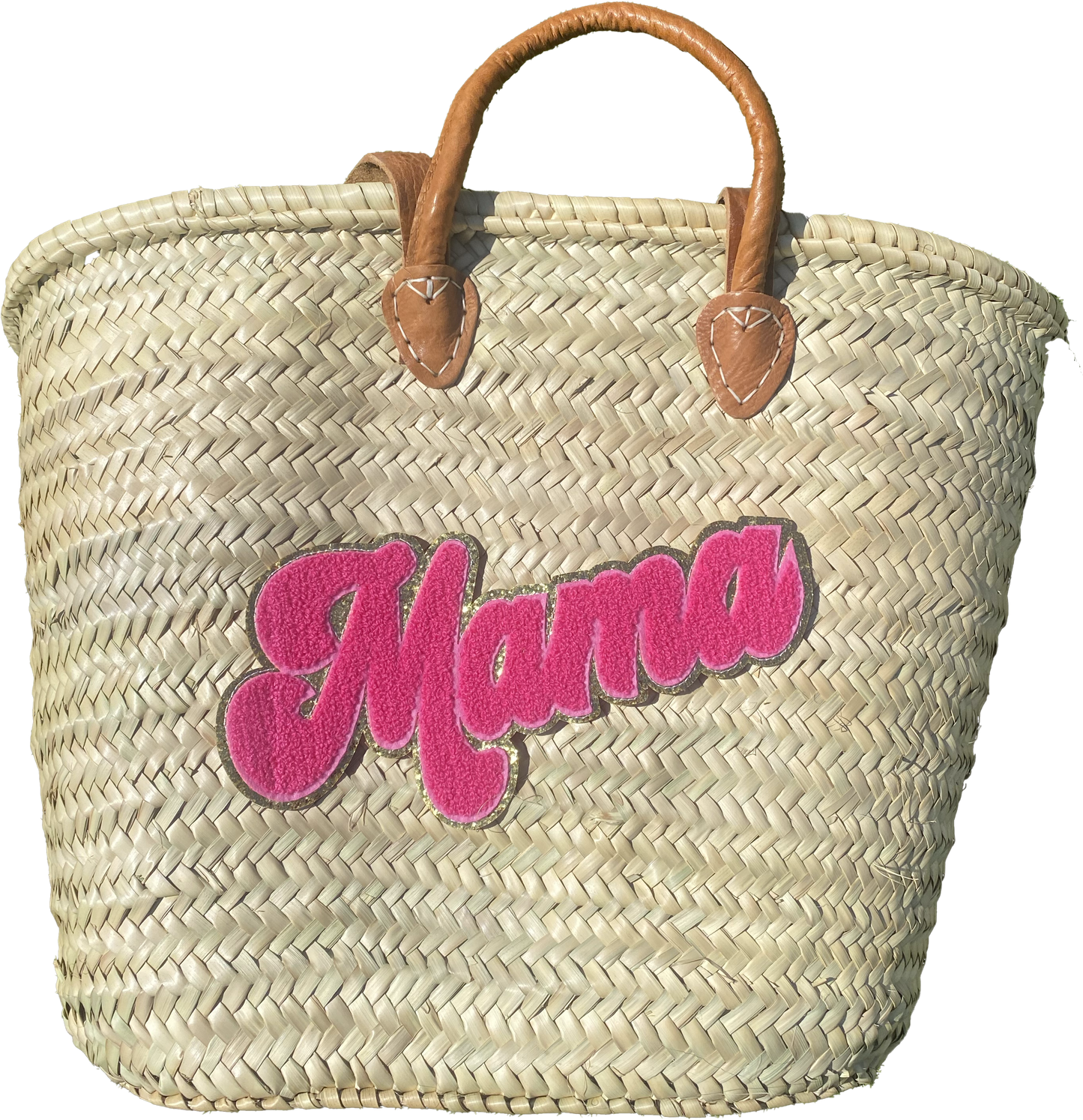 Panier Mama (motif rose)